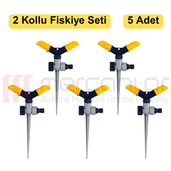 Daye DY 1015Z 2 Kollu Bahçe Fıskiye Seti – 5 Adet